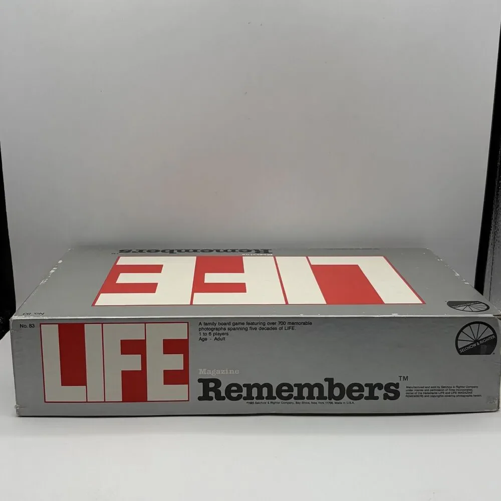 Vintage 1985 Life Magazine Remembers Game Selchow & Righter No. 83. Cool History